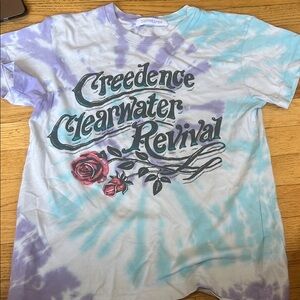 DayDreamer Women’s Purple and Teal Tye dye T Shirt Size XS